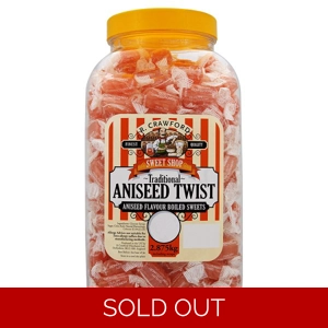 Crawfords Aniseed Twist Traditional Hard Boiled Sweets